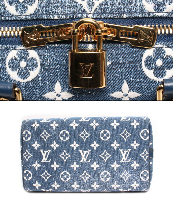 abo0064130 4 Louis Vuitton Speedy Bandouliere 25 Jacquard Denim Mini Bag