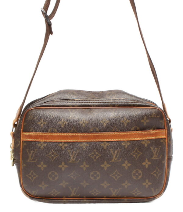 aol0087606 1 Louis Vuitton Reporter PM Monogram Crossbody Shoulder Bag