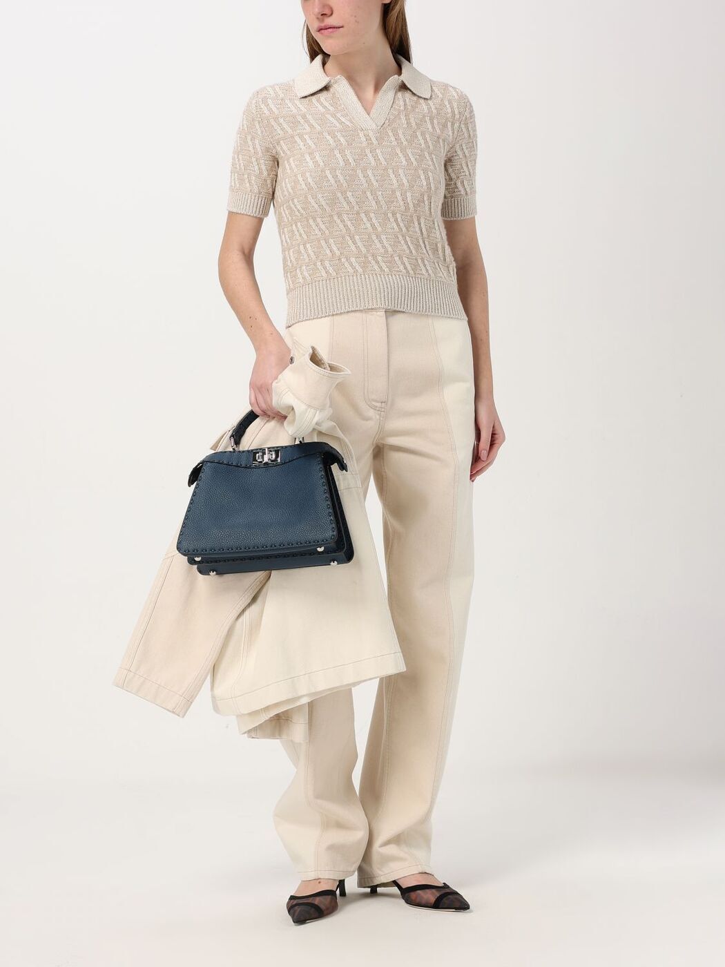 Fendi Blue Shoulder Bag Blue - Image 2