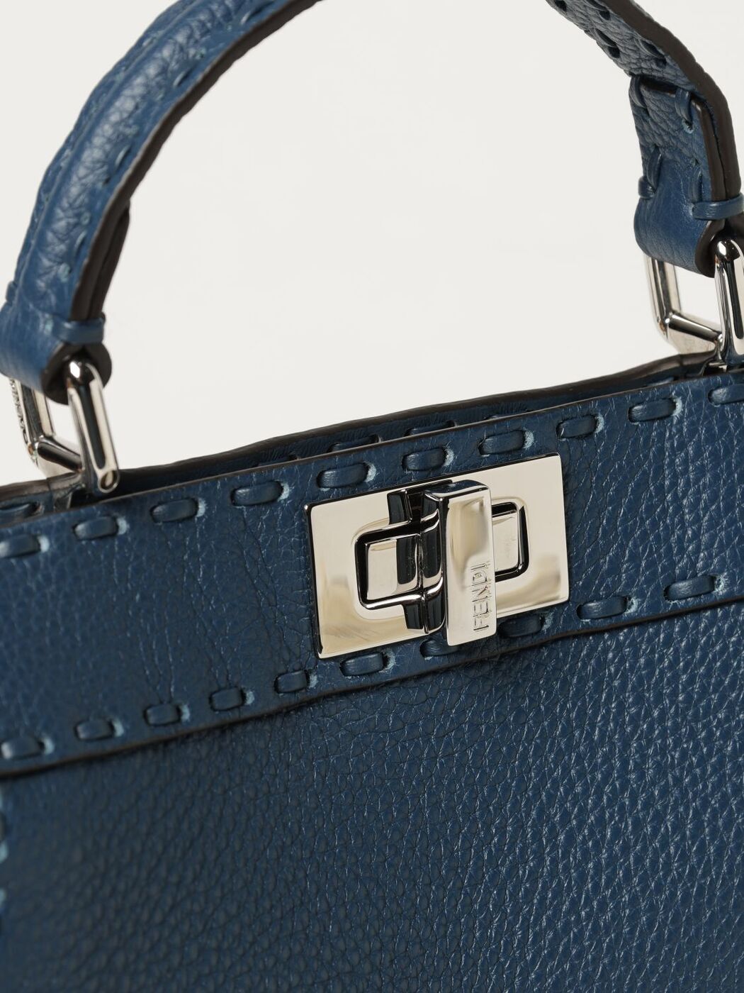 Fendi Blue Shoulder Bag Blue - Image 4