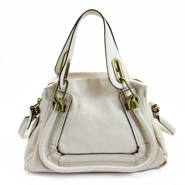 h24207a Chloe 2Way Handbag Ivory