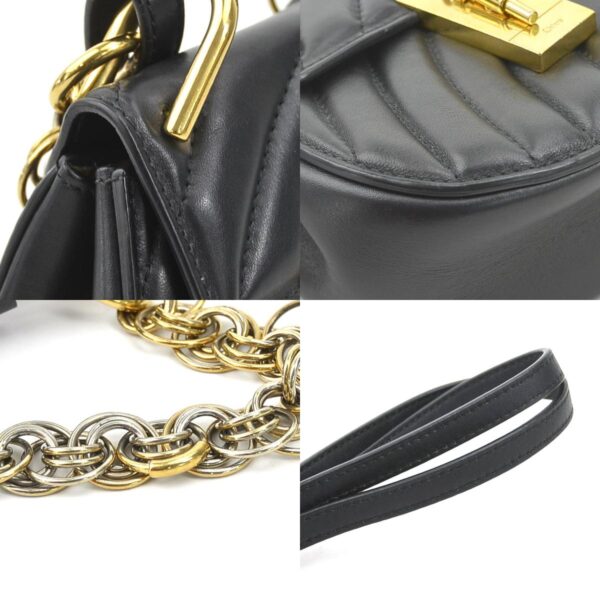 h30567a 5 c Chloe Shoulder Bag Drew Leather Black