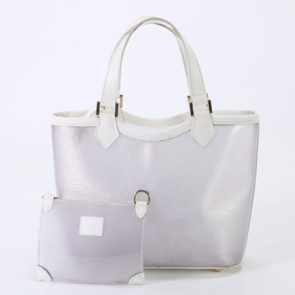 img 01627184 Louis Vuitton Mini Lagoon Bay Leather Tote Bag Epi Clear