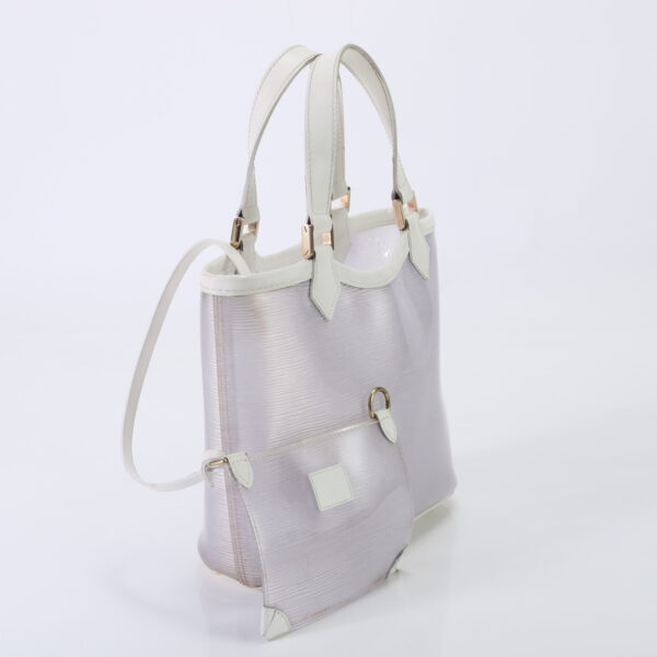 img 01627186 Louis Vuitton Mini Lagoon Bay Leather Tote Bag Epi Clear