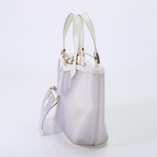 img 01627188 Louis Vuitton Mini Lagoon Bay Leather Tote Bag Epi Clear