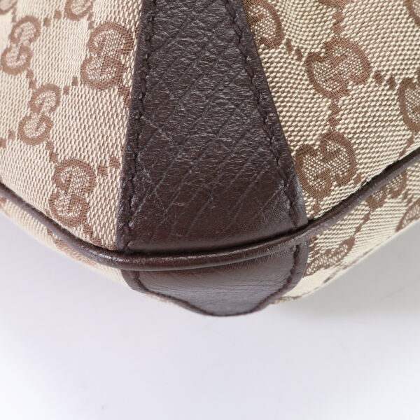 img 01633774 Gucci Horsebit GG Leather Shoulder Bag