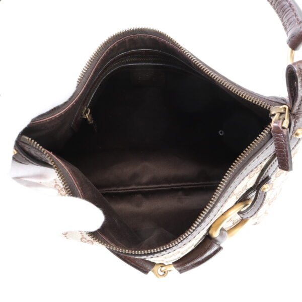 img 01633779 Gucci Horsebit GG Leather Shoulder Bag