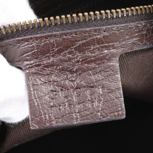 img 01633781 Gucci Horsebit GG Leather Shoulder Bag