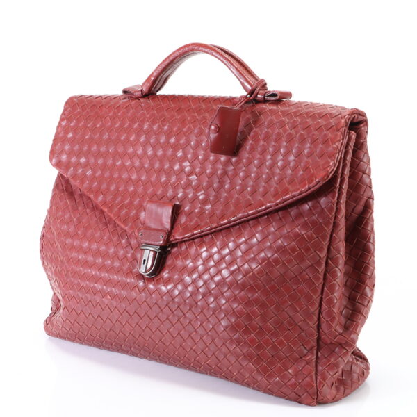 img 01634617 Bottega Veneta Intrecciato Braided Leather Business Tote Bag