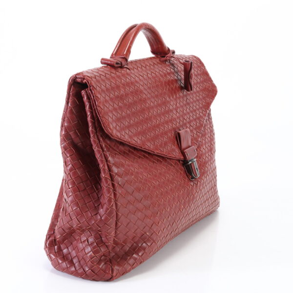 img 01634618 Bottega Veneta Intrecciato Braided Leather Business Tote Bag