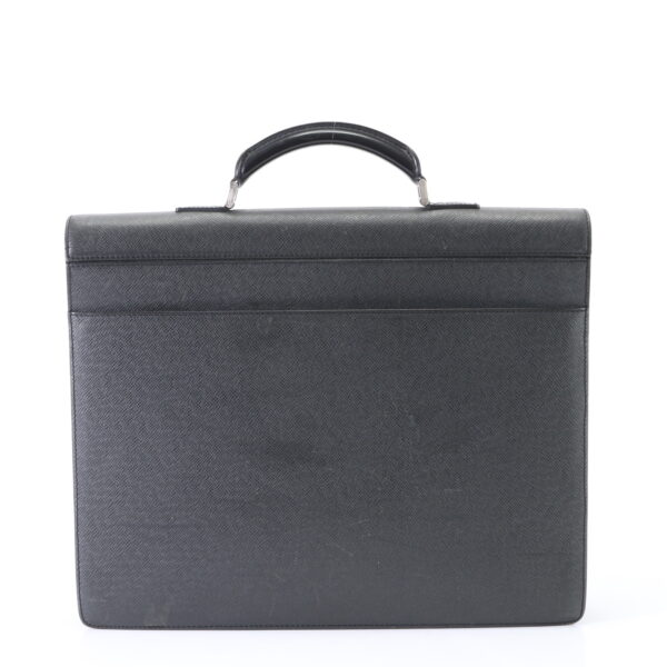 img 01639475 Louis Vuitton Robusto Leather Business Bag Taiga Black