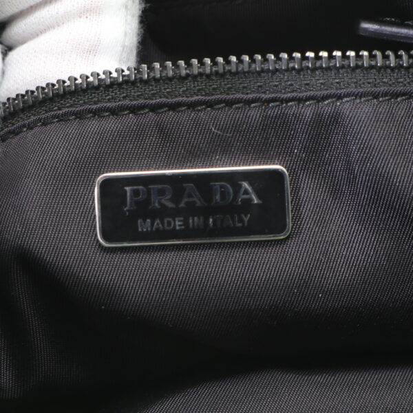 img 01641102 Prada Pocono Triangle Logo Chain Shoulder Bag