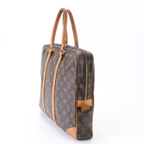 img 01643960 Louis Vuitton Porte Document Voyage Leather Business Bag Monogram