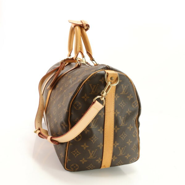 img 01674657 Louis Vuitton Keepall Bandouliere Leather 2WAY Bag Monogram