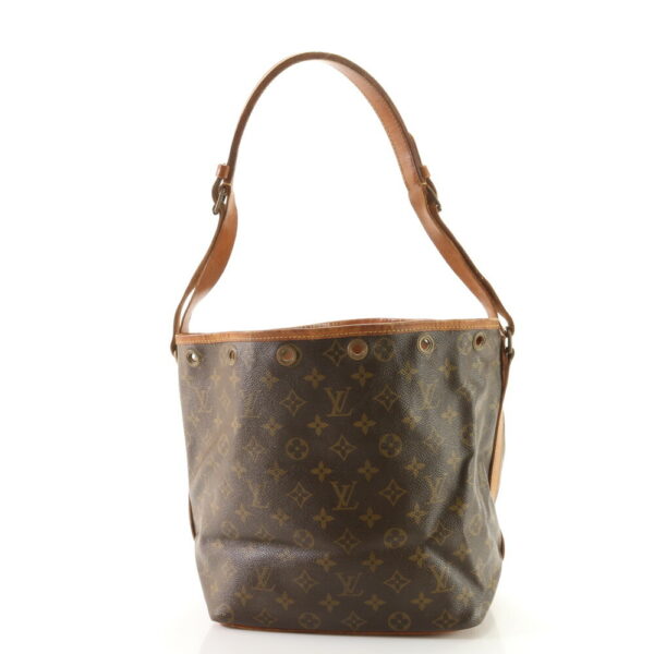 img 01678822 Louis Vuitton Petit Noe Leather Shoulder Bag Monogram