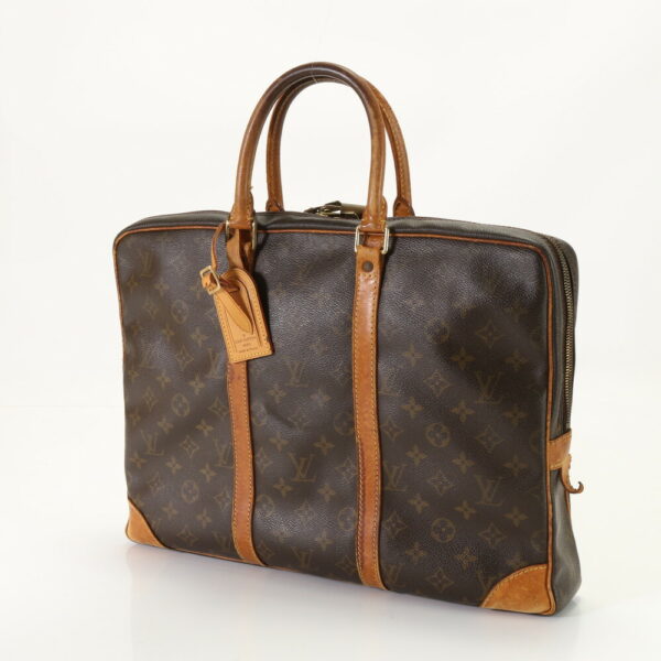 img 01682233 Louis Vuitton Porte Document Voyage Leather Business Bag Monogram