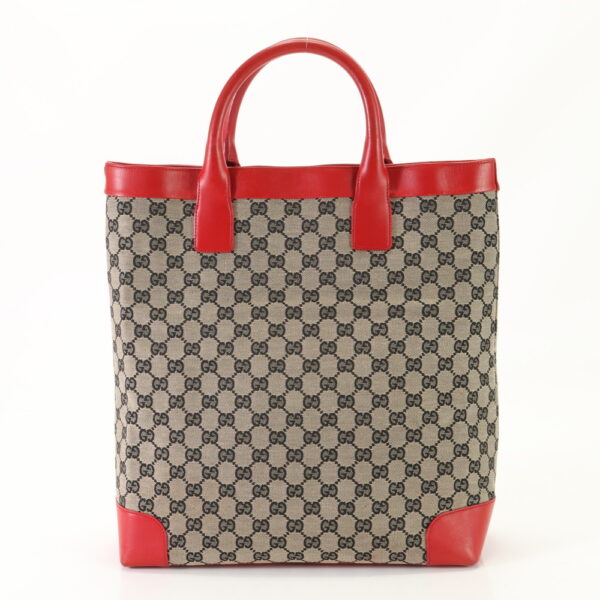 img 01693348 Gucci GG Leather Tote Bag