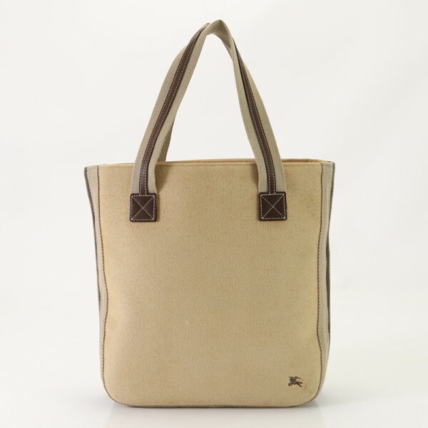 img 01693430 Burberry Leather Business Tote Bag Brown