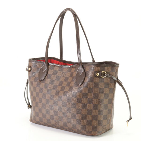 img 01695598 Louis Vuitton Neverfull PM Leather Tote Bag Damier