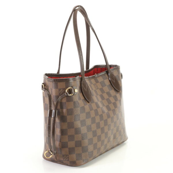 img 01695599 Louis Vuitton Neverfull PM Leather Tote Bag Damier