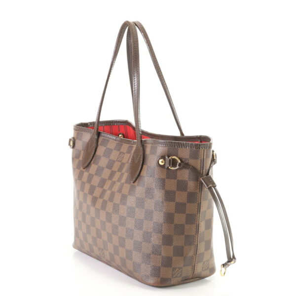 img 01695601 Louis Vuitton Neverfull PM Leather Tote Bag Damier