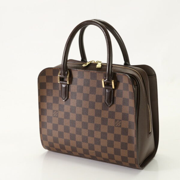 img 01699765 Louis Vuitton Triana Leather Handbag Damier