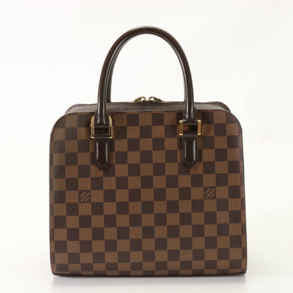 img 01699768 Louis Vuitton Triana Leather Handbag Damier