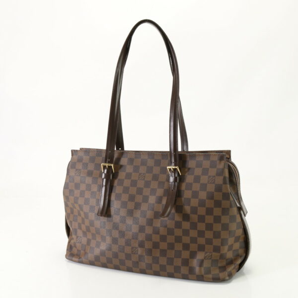 img 01700836 Louis Vuitton Chelsea Leather Tote Bag Damier