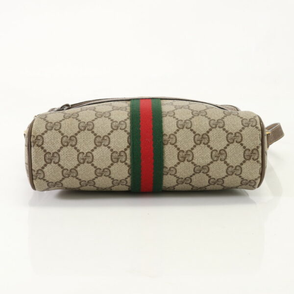 img 01701435 Gucci Sherry Line GG Supreme Leather Shoulder Bag