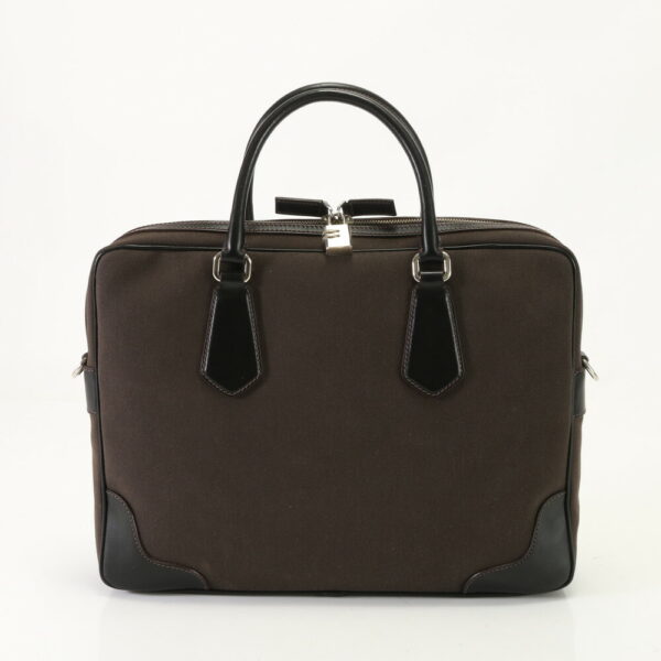 img 01701572 Prada Leather Big Logo Business Bag