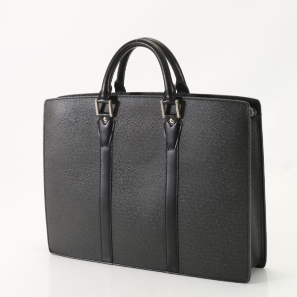 img 01715610 Louis Vuitton Porto Document Leather Business Bag Taiga