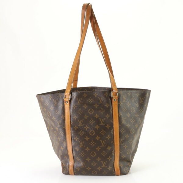 img 01720618 Louis Vuitton Sac Shopping Leather Tote Bag Monogram