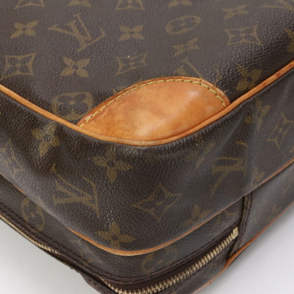 img 01726598 Louis Vuitton Monogram Porte Document Voyage Leather Tote Bag Brown