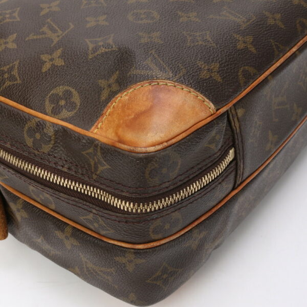 img 01726601 Louis Vuitton Monogram Porte Document Voyage Leather Tote Bag Brown