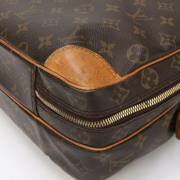 img 01726602 Louis Vuitton Monogram Porte Document Voyage Leather Tote Bag Brown