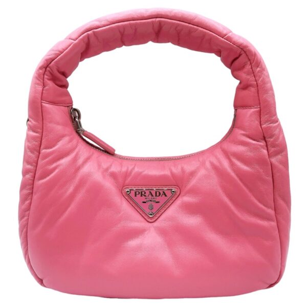 img 3938 Prada Soft Patted Mini Bag Nappa Leather Black