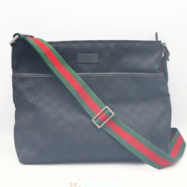 imgrc0094604999 Gucci GG Sherry Line Messenger Bag Black