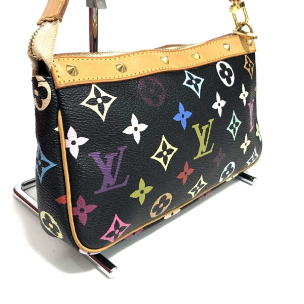 imgrc0097082886 Louis Vuitton Pochette Accessoire Multicolor Black Pouch