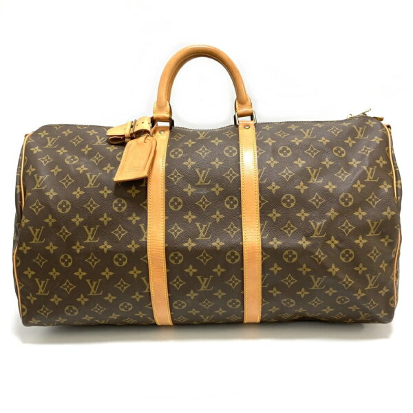 imgrc0099095594 Louis Vuitton Keepall Bandouliere 55 Monogram Bag Brown