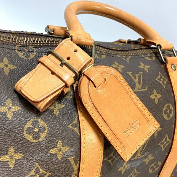 imgrc0099095596 Louis Vuitton Keepall Bandouliere 55 Monogram Bag Brown