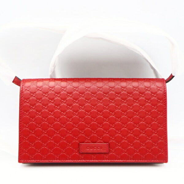 imgrc0102723873 Gucci Micro Guccissima 2WAY Shoulder Wallet Red