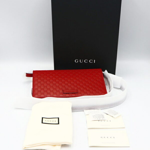 imgrc0102723891 Gucci Micro Guccissima 2WAY Shoulder Wallet Red