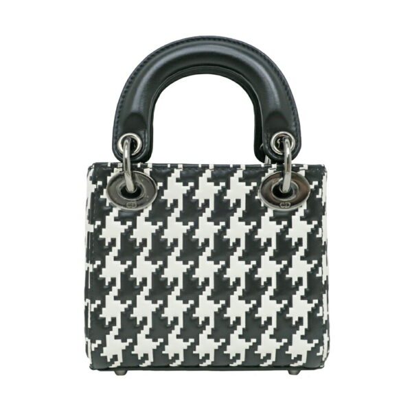 m2409 06 803116mr 01 Dior Lady Dior Handbag Micro Houndstooth Pattern