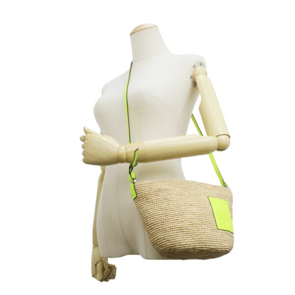 m2409 06 803721mr 08 Loewe Raffia Shoulder Bag Yellow