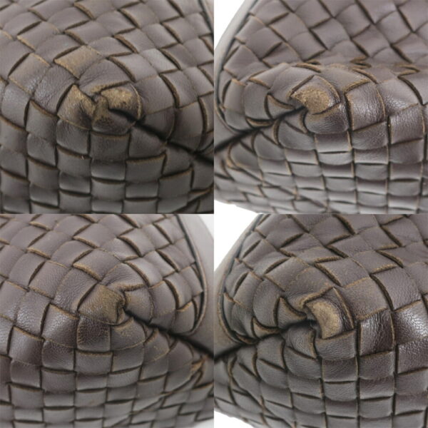 m2410 06 803950mr 07 Bottega Veneta One Shoulder Mini Handbag Intrecciato Brown