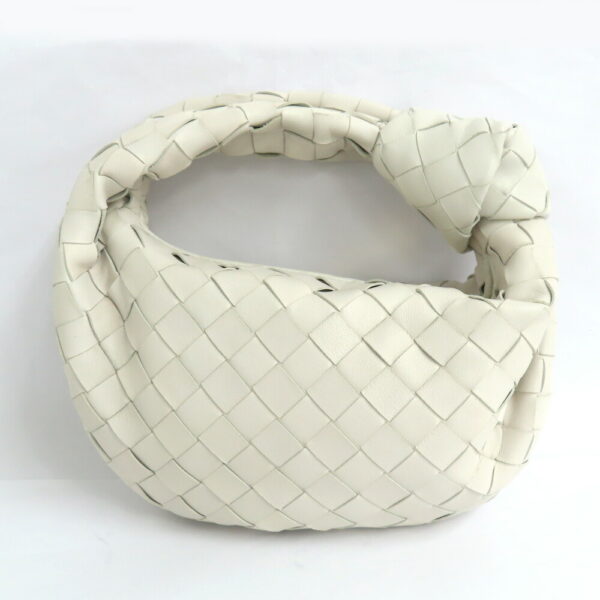 n2409 06 302540mi 01 Bottega Veneta Jodi Mini Handbag Intrecciato White