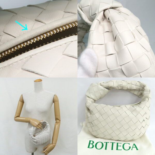 n2409 06 302540mi 09 Bottega Veneta Jodi Mini Handbag Intrecciato White