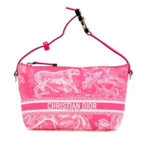 Dior Nomad Pouch Bag Nylon Pink