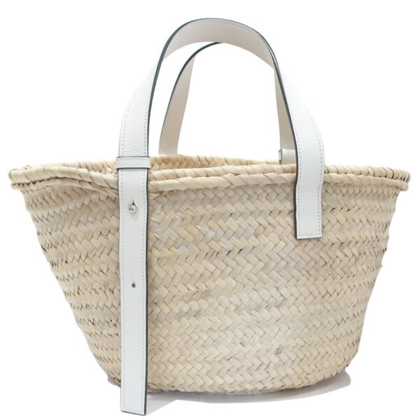 s2407 06 504836mk 01 Loewe Basket Bag Medium Natural White