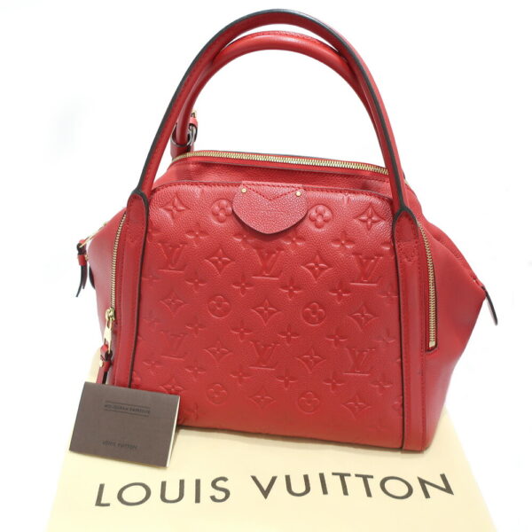 s2407 06 505067ko 08 Louis Vuitton Male MM Handbag Monogram Empreinte Red